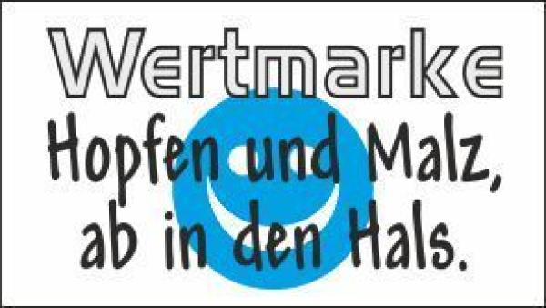 1000 Wertmarken "Smiley, mit 10 lustigen Trinksprüchen"