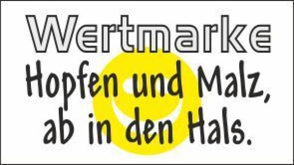 1000 Wertmarken "Smiley, mit 10 lustigen Trinksprüchen"