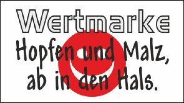 1000 Wertmarken "Smiley, mit 10 lustigen Trinksprüchen"