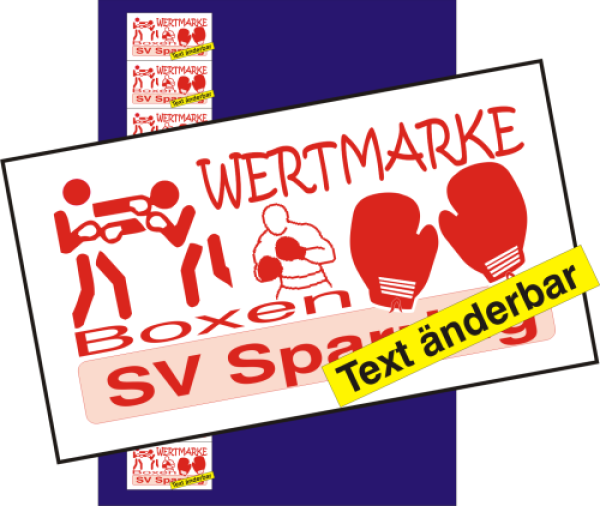 1000 Wertmarken "Boxen"