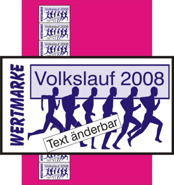 1000 Wertmarken "Laufen-Marathon"