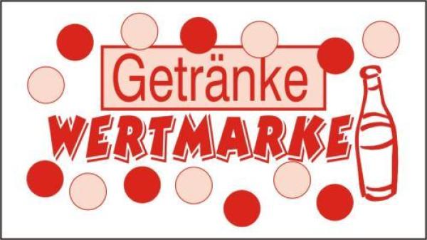 1000 Wertmarken "Getränke Wertmarke Typ 2"