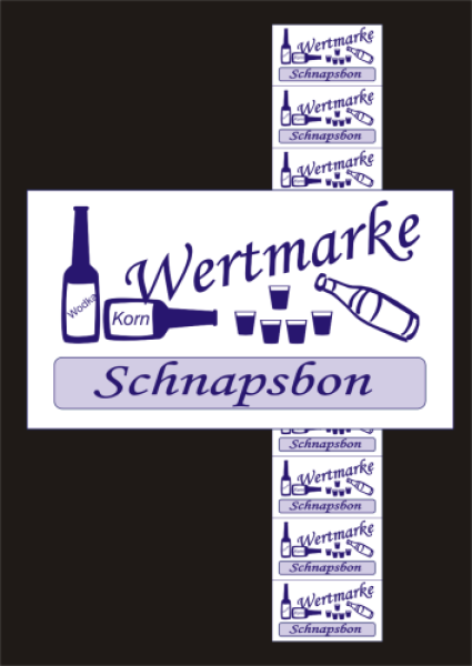 1000 Wertmarken "Schnapsbon"