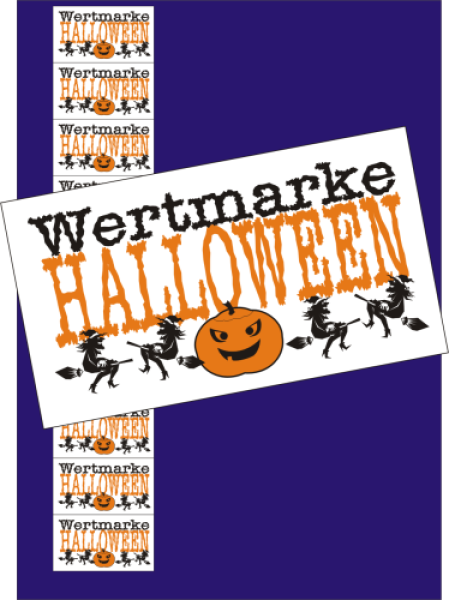 1000 Wertmarken "Getränkebon-Halloween"